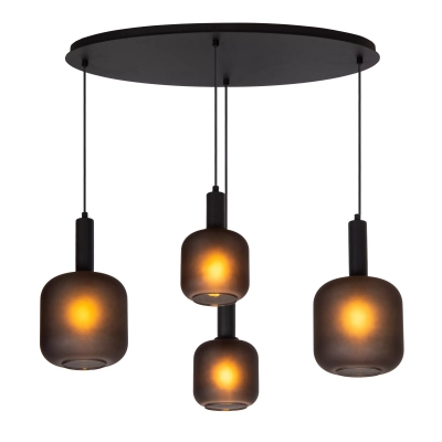 ELOISE - Pendant light - 4xE27 - Black 45405/04/30 Lucide